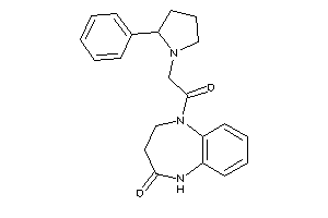 1-[2-(2-phenylpyrrolidino)acetyl]-3,5-dihydro-2H-1,5-benzodiazepin-4-one