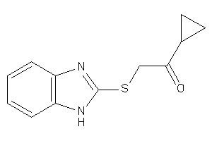 2-(1H-benzimidazol-2-ylthio)-1-cyclopropyl-ethanone