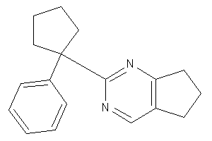 2-(1-phenylcyclopentyl)-6,7-dihydro-5H-cyclopenta[d]pyrimidine