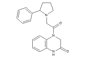 4-[2-(2-phenylpyrrolidino)acetyl]-1,3-dihydroquinoxalin-2-one