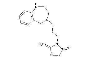 2-methylene-3-[3-(1,2,3,5-tetrahydro-1,4-benzodiazepin-4-yl)propyl]thiazolidin-4-one