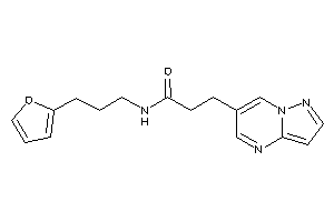 N-[3-(2-furyl)propyl]-3-pyrazolo[1,5-a]pyrimidin-6-yl-propionamide