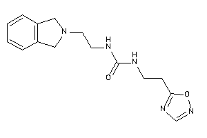 1-(2-isoindolin-2-ylethyl)-3-[2-(1,2,4-oxadiazol-5-yl)ethyl]urea