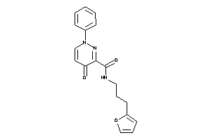Image of N-[3-(2-furyl)propyl]-4-keto-1-phenyl-pyridazine-3-carboxamide