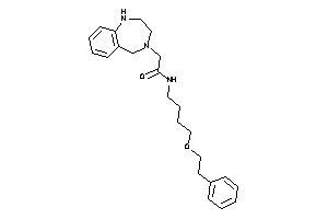Image of N-(4-phenethyloxybutyl)-2-(1,2,3,5-tetrahydro-1,4-benzodiazepin-4-yl)acetamide