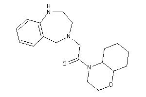 1-(2,3,4a,5,6,7,8,8a-octahydrobenzo[b][1,4]oxazin-4-yl)-2-(1,2,3,5-tetrahydro-1,4-benzodiazepin-4-yl)ethanone