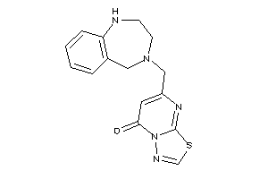 7-(1,2,3,5-tetrahydro-1,4-benzodiazepin-4-ylmethyl)-[1,3,4]thiadiazolo[3,2-a]pyrimidin-5-one