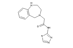 2-(1,2,3,5-tetrahydro-1,4-benzodiazepin-4-yl)-N-(1,3,4-thiadiazol-2-yl)acetamide