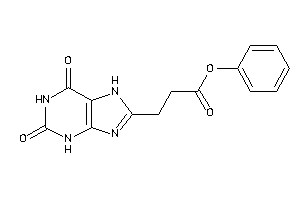 3-(2,6-diketo-3,7-dihydropurin-8-yl)propionic Acid Phenyl Ester