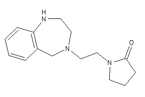 1-[2-(1,2,3,5-tetrahydro-1,4-benzodiazepin-4-yl)ethyl]-2-pyrrolidone