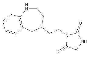 3-[2-(1,2,3,5-tetrahydro-1,4-benzodiazepin-4-yl)ethyl]hydantoin