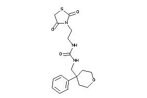 1-[2-(2,4-diketothiazolidin-3-yl)ethyl]-3-[(4-phenyltetrahydropyran-4-yl)methyl]urea