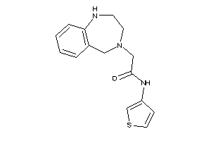 2-(1,2,3,5-tetrahydro-1,4-benzodiazepin-4-yl)-N-(3-thienyl)acetamide