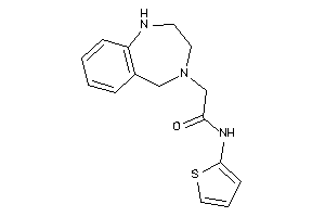 2-(1,2,3,5-tetrahydro-1,4-benzodiazepin-4-yl)-N-(2-thienyl)acetamide