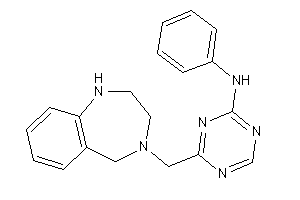 Phenyl-[4-(1,2,3,5-tetrahydro-1,4-benzodiazepin-4-ylmethyl)-s-triazin-2-yl]amine