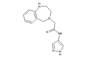 N-(1H-pyrazol-4-yl)-2-(1,2,3,5-tetrahydro-1,4-benzodiazepin-4-yl)acetamide