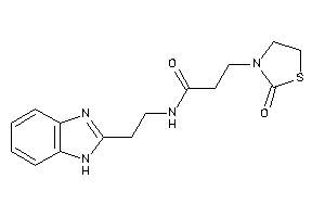 N-[2-(1H-benzimidazol-2-yl)ethyl]-3-(2-ketothiazolidin-3-yl)propionamide