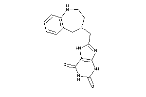 8-(1,2,3,5-tetrahydro-1,4-benzodiazepin-4-ylmethyl)-7H-xanthine