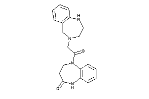 1-[2-(1,2,3,5-tetrahydro-1,4-benzodiazepin-4-yl)acetyl]-3,5-dihydro-2H-1,5-benzodiazepin-4-one