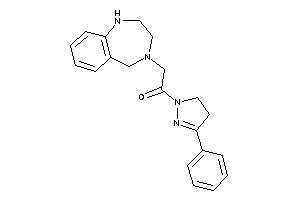 1-(3-phenyl-2-pyrazolin-1-yl)-2-(1,2,3,5-tetrahydro-1,4-benzodiazepin-4-yl)ethanone