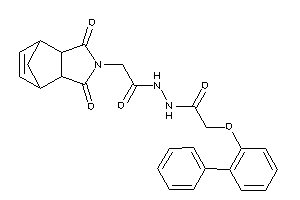 N'-[2-(diketoBLAHyl)acetyl]-2-(2-phenylphenoxy)acetohydrazide