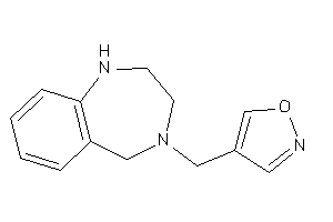 Image of 4-(1,2,3,5-tetrahydro-1,4-benzodiazepin-4-ylmethyl)isoxazole