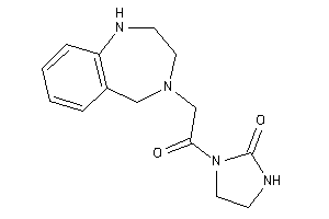 1-[2-(1,2,3,5-tetrahydro-1,4-benzodiazepin-4-yl)acetyl]-2-imidazolidinone