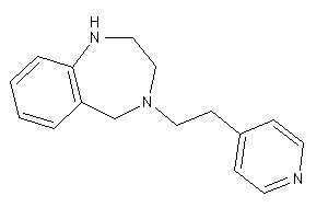 4-[2-(4-pyridyl)ethyl]-1,2,3,5-tetrahydro-1,4-benzodiazepine