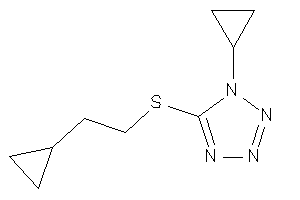 1-cyclopropyl-5-(2-cyclopropylethylthio)tetrazole