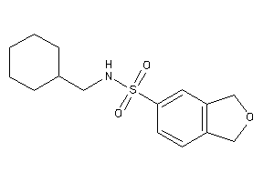 N-(cyclohexylmethyl)phthalan-5-sulfonamide