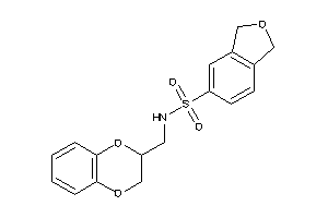 N-(2,3-dihydro-1,4-benzodioxin-3-ylmethyl)phthalan-5-sulfonamide