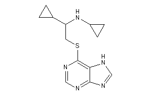 Cyclopropyl-[1-cyclopropyl-2-(7H-purin-6-ylthio)ethyl]amine