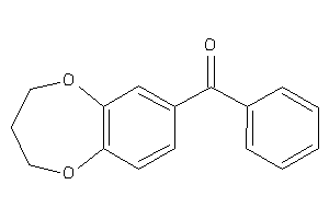 3,4-dihydro-2H-1,5-benzodioxepin-7-yl(phenyl)methanone