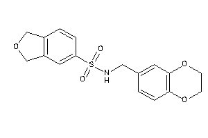 N-(2,3-dihydro-1,4-benzodioxin-6-ylmethyl)phthalan-5-sulfonamide