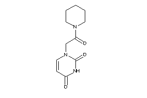 1-(2-keto-2-piperidino-ethyl)pyrimidine-2,4-quinone