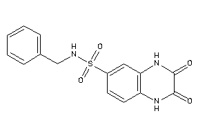 Image of N-benzyl-2,3-diketo-1,4-dihydroquinoxaline-6-sulfonamide
