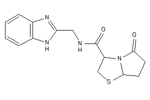 N-(1H-benzimidazol-2-ylmethyl)-5-keto-3,6,7,7a-tetrahydro-2H-pyrrolo[2,1-b]thiazole-3-carboxamide