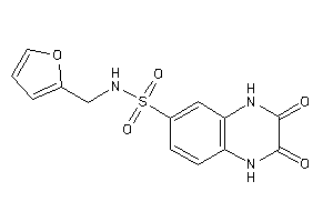 Image of N-(2-furfuryl)-2,3-diketo-1,4-dihydroquinoxaline-6-sulfonamide