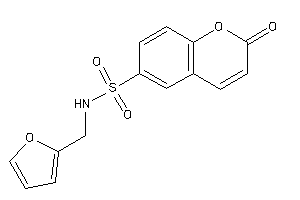 N-(2-furfuryl)-2-keto-chromene-6-sulfonamide