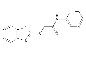 2-(1,3-benzothiazol-2-ylthio)-N-(3-pyridyl)acetamide