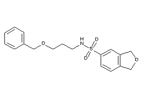 N-(3-benzoxypropyl)phthalan-5-sulfonamide