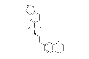 N-[2-(2,3-dihydro-1,4-benzodioxin-6-yl)ethyl]phthalan-5-sulfonamide