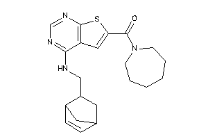 Image of Azepan-1-yl-[4-(5-bicyclo[2.2.1]hept-2-enylmethylamino)thieno[2,3-d]pyrimidin-6-yl]methanone