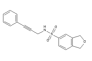 N-(3-phenylprop-2-ynyl)phthalan-5-sulfonamide