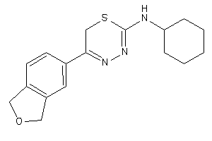 Cyclohexyl-(5-phthalan-5-yl-6H-1,3,4-thiadiazin-2-yl)amine
