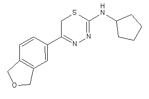 Image of Cyclopentyl-(5-phthalan-5-yl-6H-1,3,4-thiadiazin-2-yl)amine