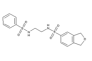 N-[2-(benzenesulfonamido)ethyl]phthalan-5-sulfonamide