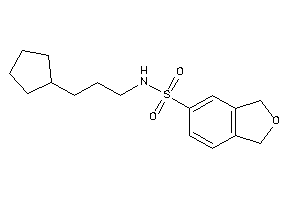 N-(3-cyclopentylpropyl)phthalan-5-sulfonamide