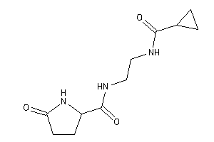 N-[2-(cyclopropanecarbonylamino)ethyl]-5-keto-pyrrolidine-2-carboxamide