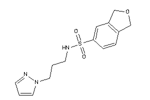 N-(3-pyrazol-1-ylpropyl)phthalan-5-sulfonamide